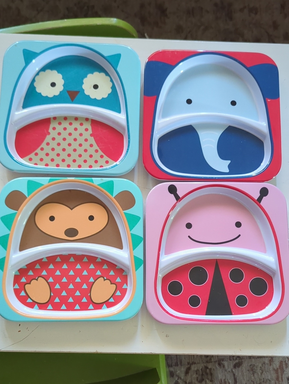 Skip Hop Toddler Zoo Divided Plates